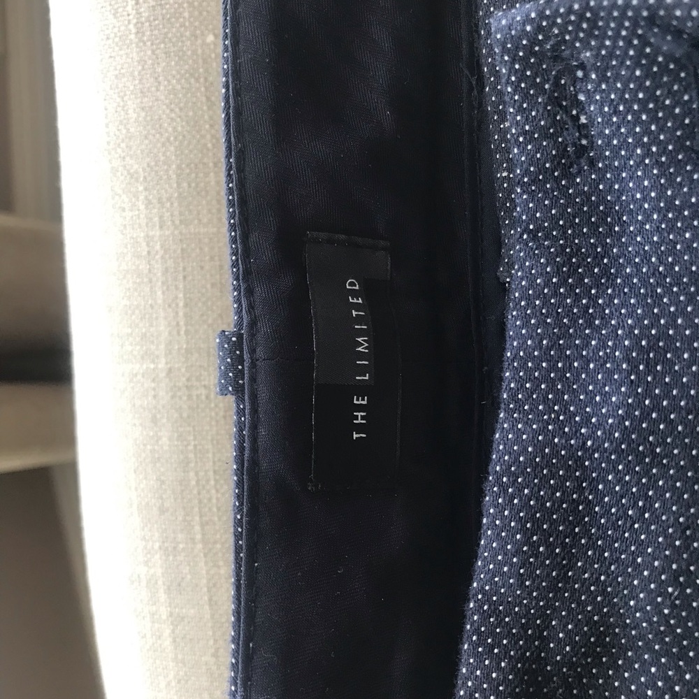 Navy tiny dot Slacks - Picture 3 of 3